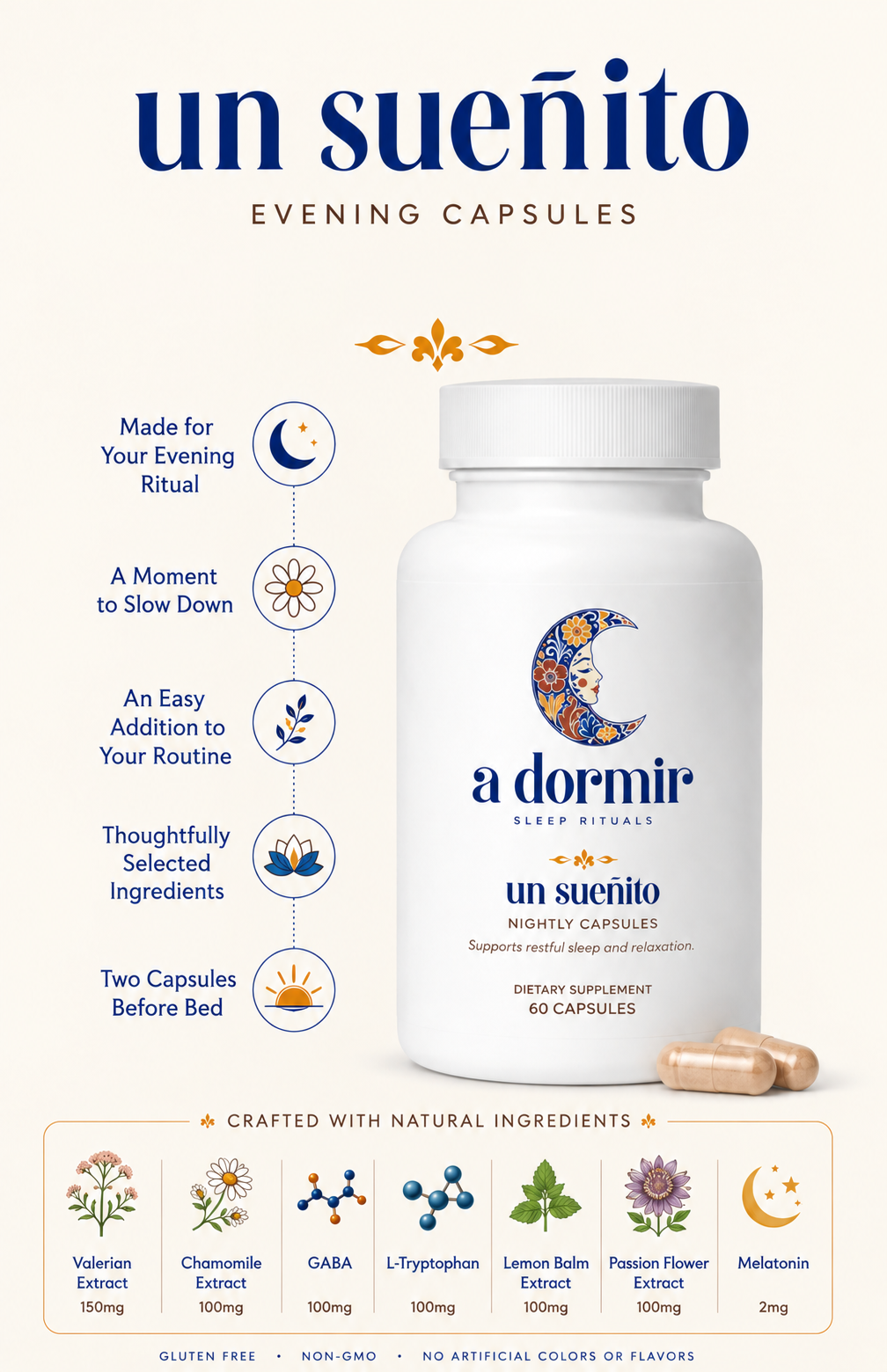 Un Sueñito | Herbal Evening Capsules